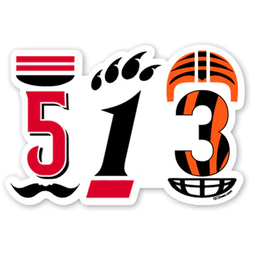 513 Sports Decal
